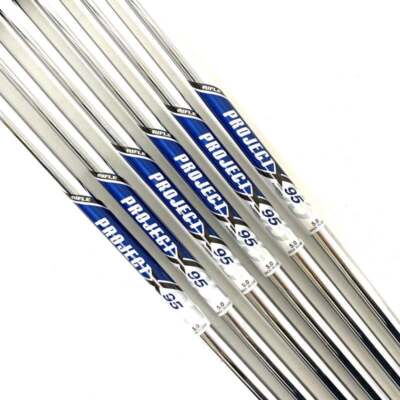 True Temper Project X 95 Regular Flex Eisensatz 5-PW (6 Schäfte) - Pulled