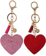 Heart Keychain Purse Handbag Charm - Valentine's Day