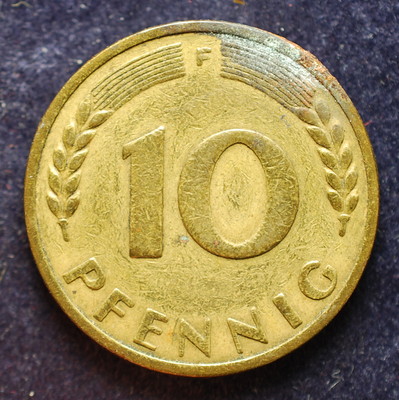 1949 GERMANY 10 Pfennig F Bank Deutscher Lander | eBay