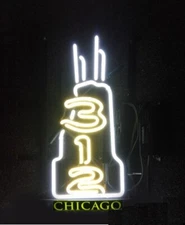 Neon Light Sign Lamp For Goose Island 312 17"x14" Chicago Beer Wall Decor Night