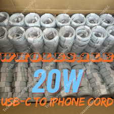 PD Fast Charger Cable Cord Type USB C For iPh...