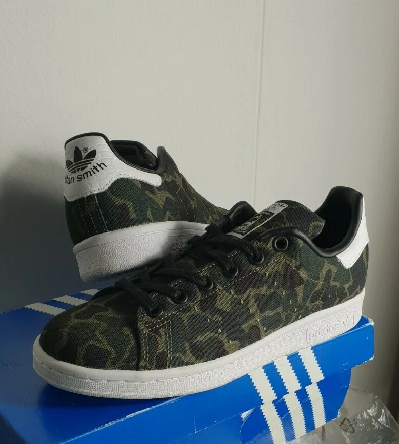 Women's Adidas Smith Camo Trainers Boys Girls eBay