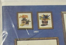 1978 "Nostalgia Mini Pair" Flowers in Jugs & Barrel Crewel Kit -2 Designs