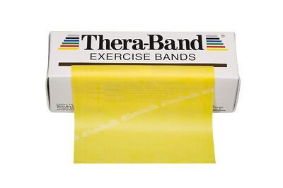 TheraBand Resistance Bands, 6 Yard Roll Professional Latex Elastic Band Yellow