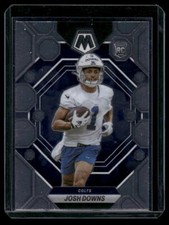 2023 Panini Mosaic #339 Josh Downs Silver RC - B156