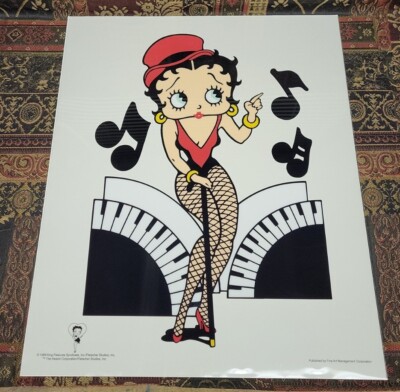 BETTY BOOP ''Cabaret Betty'' Sericel - Limited Edition - Paramount Pictures