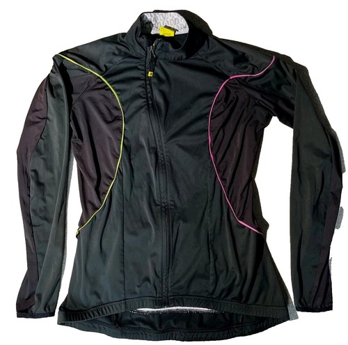 マヴィックジャケットM Mavic Jacket sz M Altium Cycling Lightweight Wind Rain Ride Black
