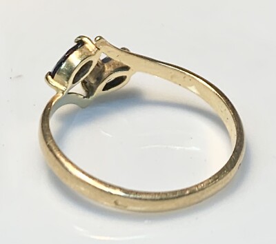 Bague Or 18 Carats Avec Saphirs Et Diamants - Taille 53, 1.91g, Style Cocktail Occasion