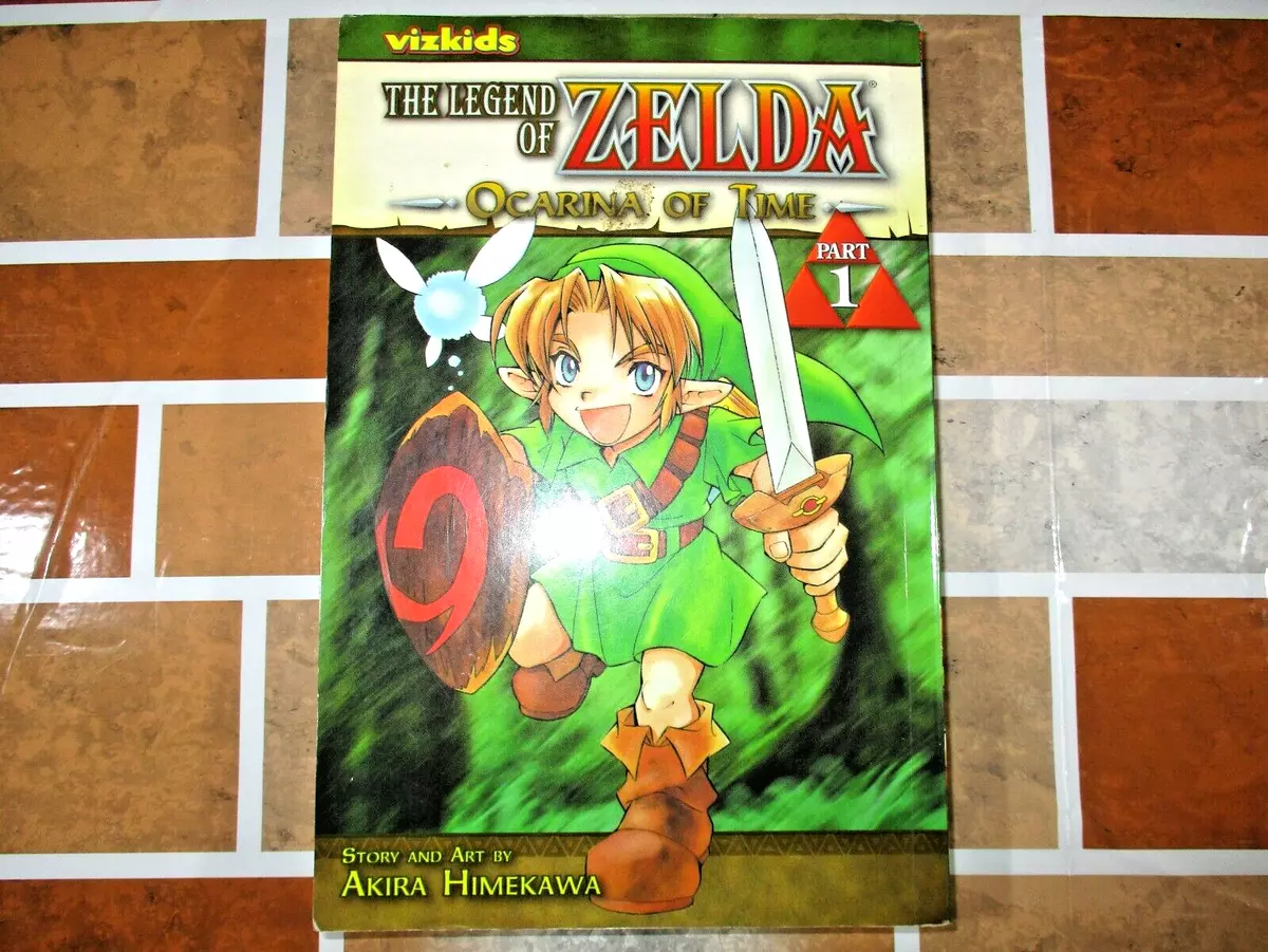 The Legend Of Zelda Ocarina Of Time Comic Book Manga Part 1 Akira Himkeawa