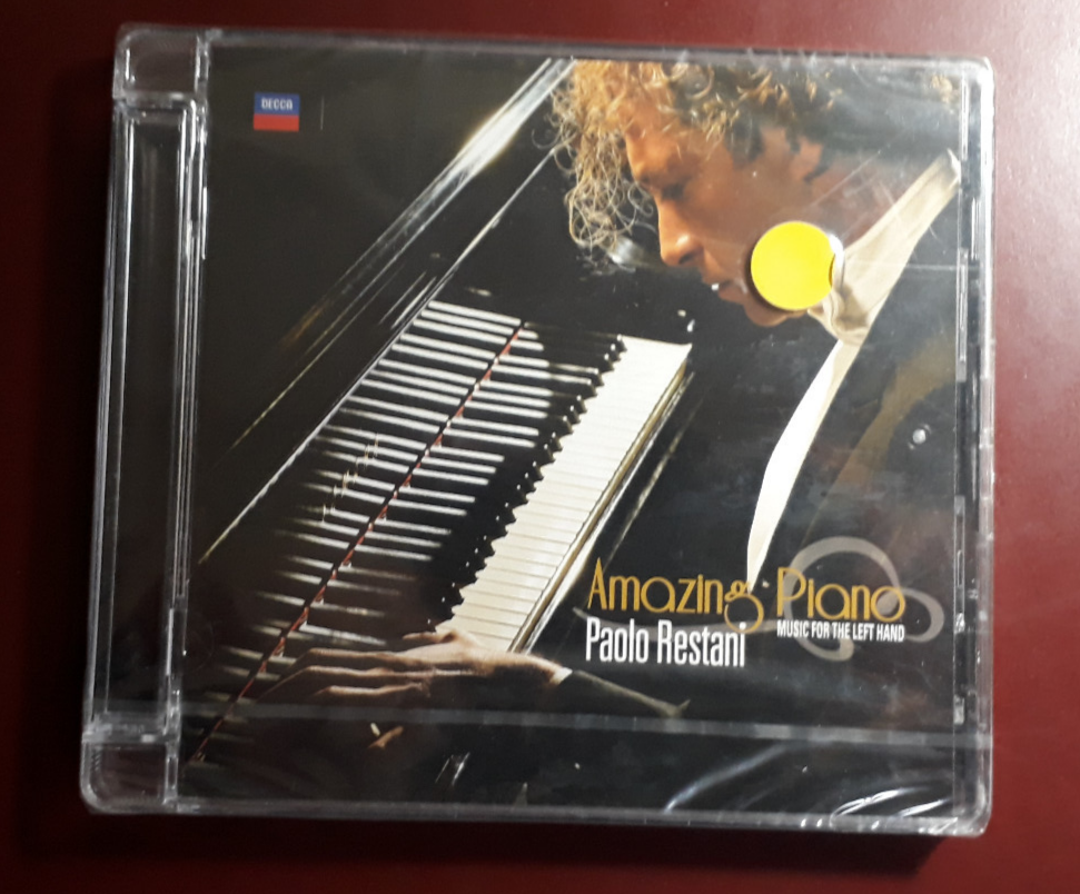PAOLO RESTANI- AMAZING PIANO, MUSIC FOR THE LEFT HAND* CD NEW SEALED SIGILLATO