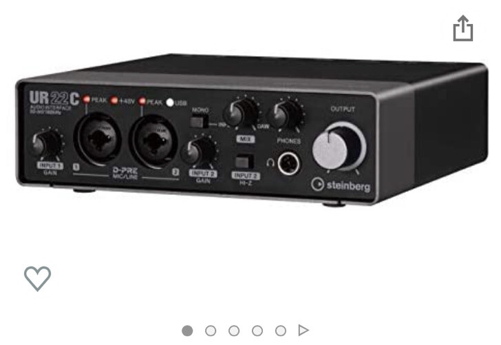 YAMAHA Steinberg UR22C （Used） Steinberg UR22C 2X2 USB 3.0 Audio Interface | eBay
