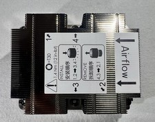 Lot of 2 Intel Xeon Gold 6140 CPU 2.3GHz 18 Core SR3AX W/1U Heatsink.