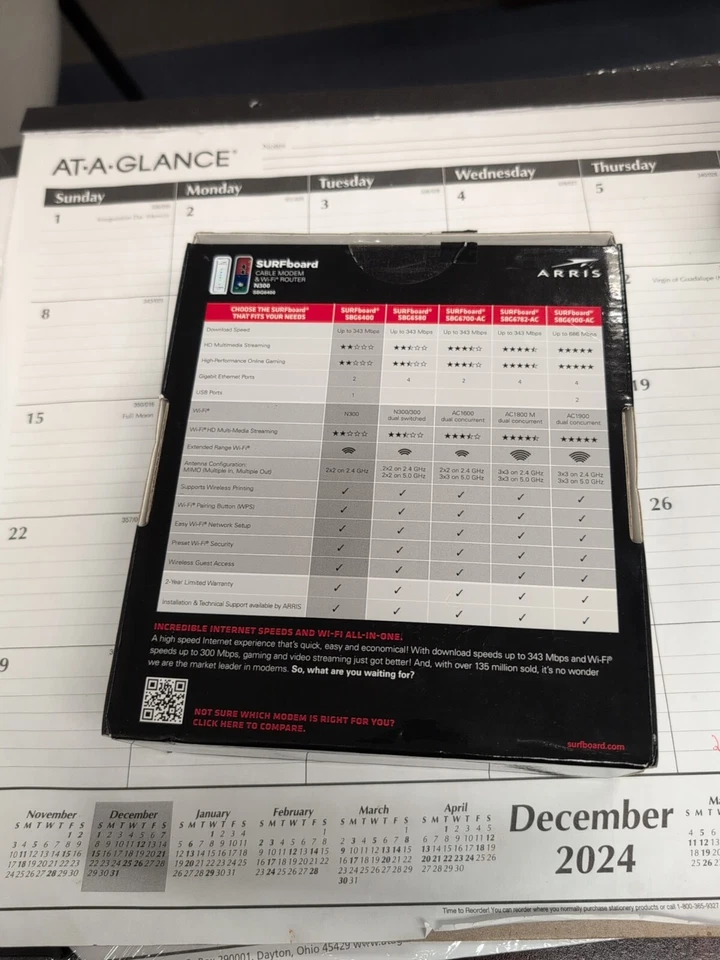 ARRIS SBG6400 Wi-Fi Router - White - Image 2 of 4