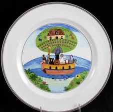 Villeroy and Boch Design Naif Dinner Plate Noahs Ark Scene