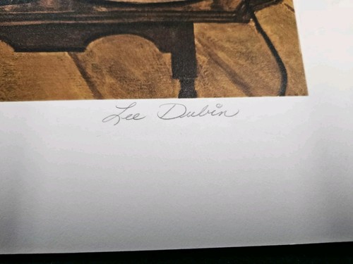 Lee Dubin Artist Proof Litografia Avvocato Visita 1/75 - Foto 2 di 5