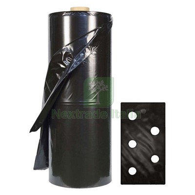 Telo Pacciamatura Biodegradabile "BASF" Fori Sfalsati 40x40 500 MT EIFFEL - Foto 3