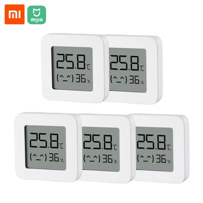 1-5Pcs Xiaomi Mijia BT LCD Thermometer Hygrometer 2 Digital Humidity Sensor Q5F1