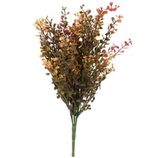 21" in RED PEPPERGRASS PEPPER GRASS BUSH ARTIFICIAL GREENERY ARRANGEMENT FLORAL