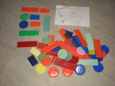 JETON DE JEU CAFE MOKADOR UN LOT DE 50 ENVIRON JOUET DE BISTROT PION PLASTIQUE S - Photo 1/4