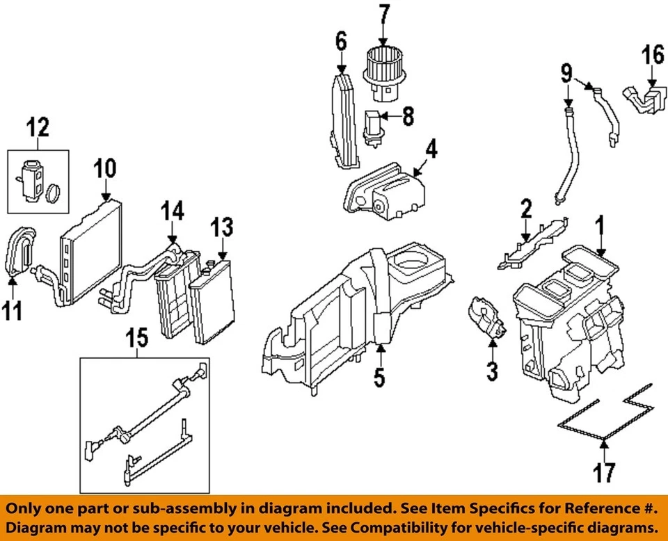 二手暖通空调鼓风机电机 适合:2015 梅赛德斯-奔驰 e 级 204 GLK250 型 — 第 3/4 张图片