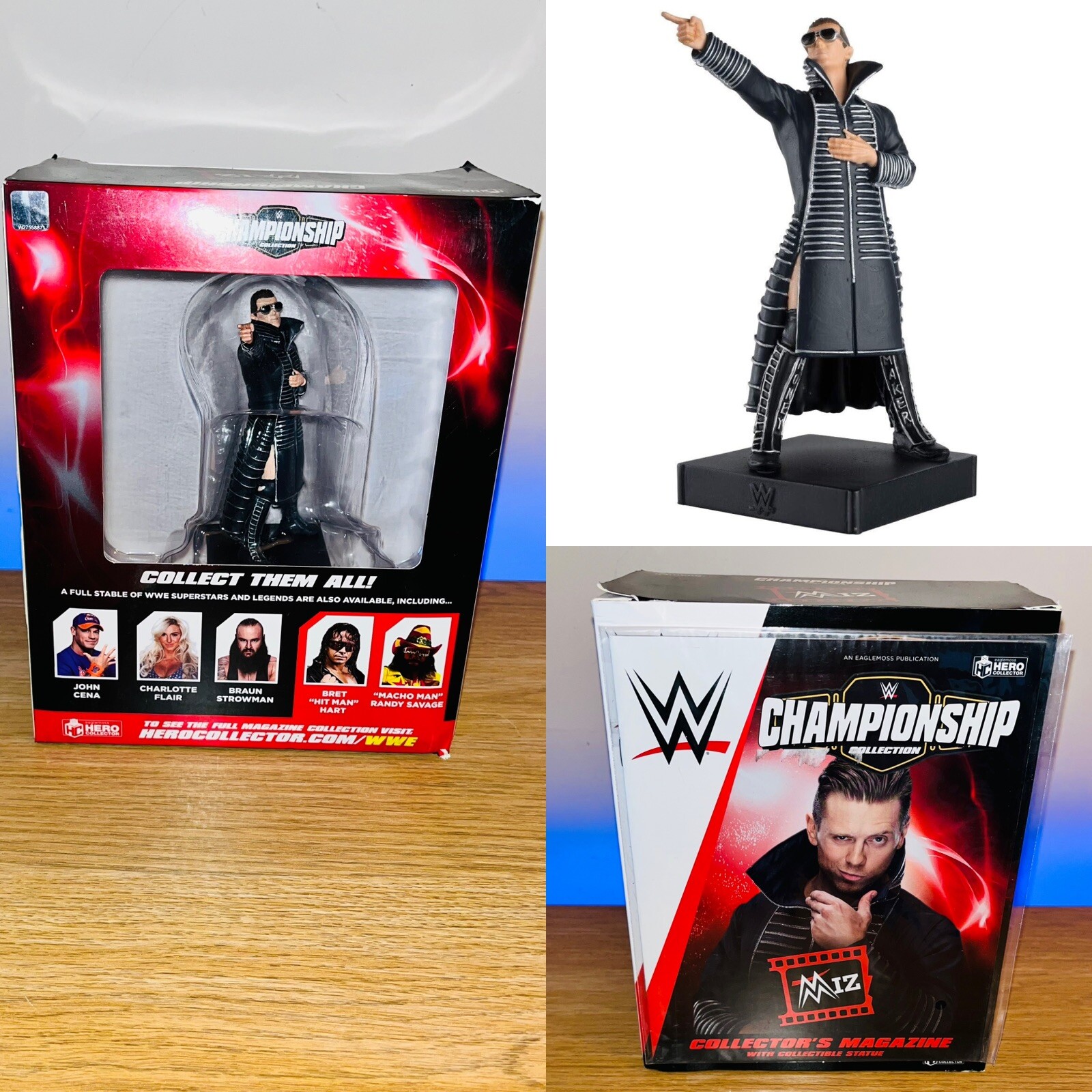 WWE Championship The Miz Magazine Statue WWE Championship Eaglemoss Figure new