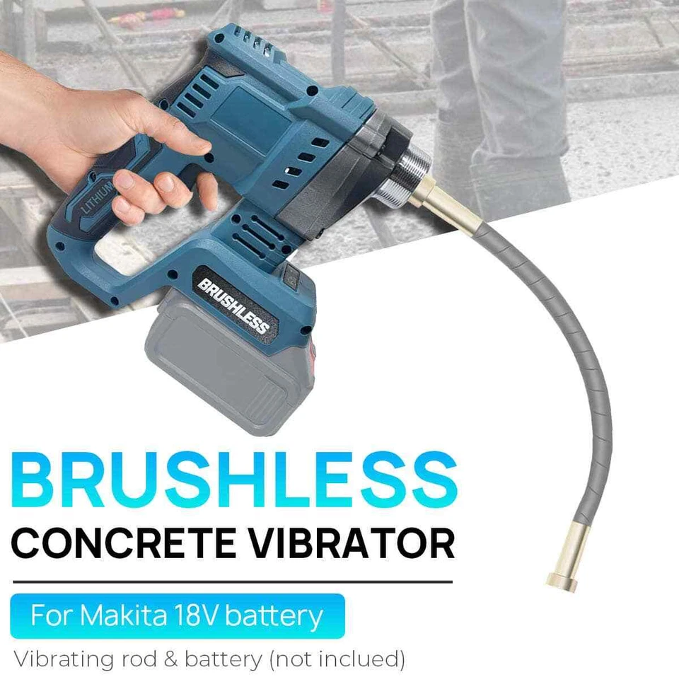 Handheld Cordless Concrete Vibrator Cement Vibrating For Makita 18V No Battery - Image 3 of 4