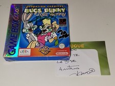 Nintendo Gameboy Color-Opération Carottes Bugs Bunny&Lola Bunny + AUTOGRAPHES