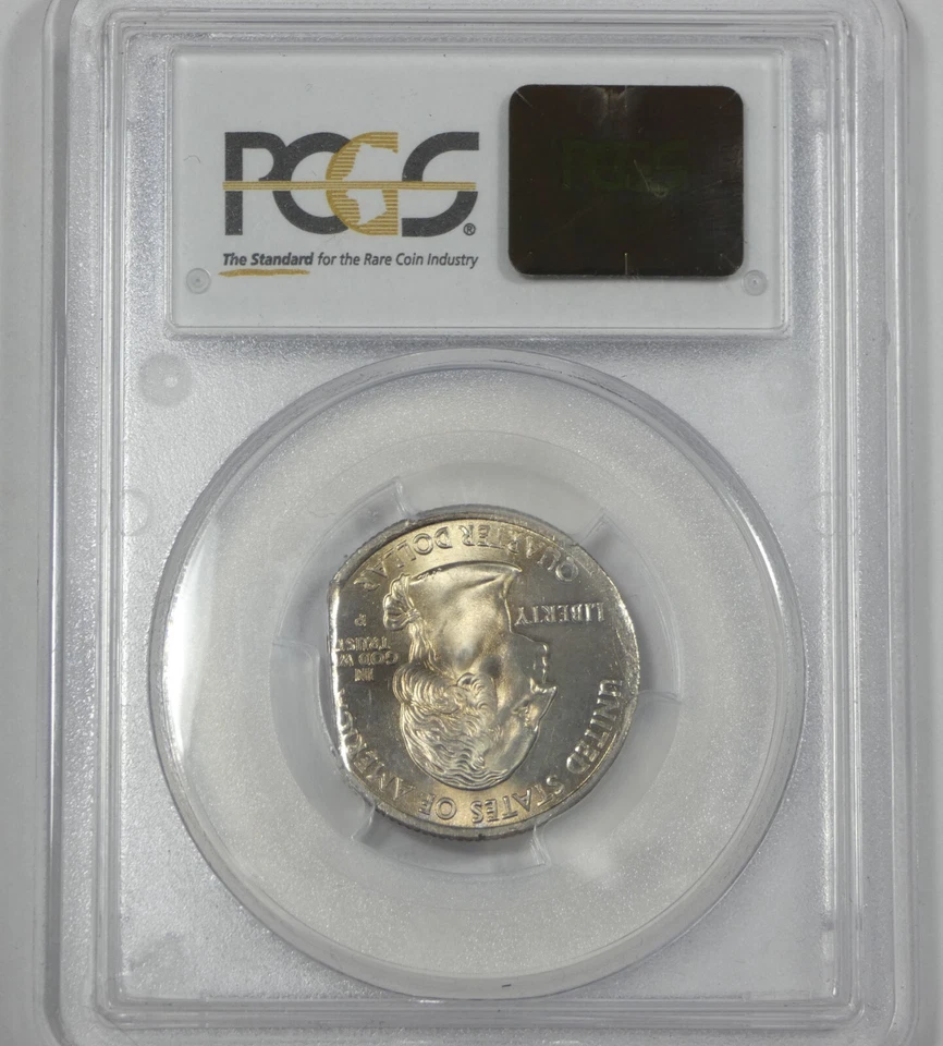 MINT ERROR 2001-P Vermont State Quarter PCGS MS 66 7% Straight End Clip - Image 4 of 4
