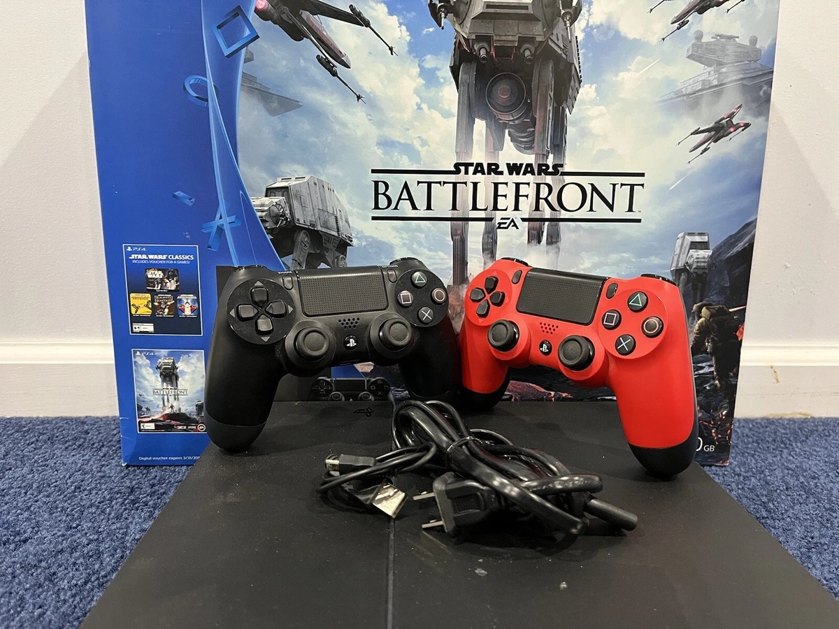 Sony PlayStation 4 Star Wars Battlefront Gaming 500GB Jet Black Console for  sale online