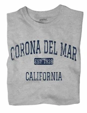Corona del Mar California CA T-Shirt Newport Beach EST