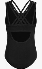 Arshiner Girls Ballet Leotards Dance Gymnastic Outfit Black 16