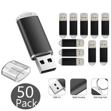 Lot 50 USB 2.0 Flash Drives 16GB Flash Memory Storage Disk Stick Pen U-Disk