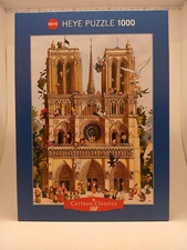 Heye Puzzle 1000 Vive Notre Dame | Jean-Jacques Loup | Cartoon Classics