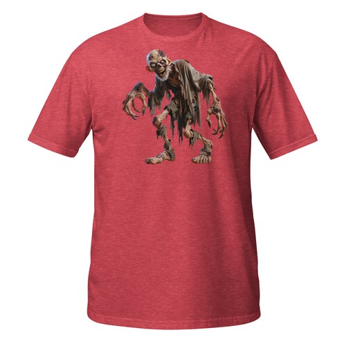 Zombie T-Shirt | Rotting Corpse Monster with Claws | Creepy Undead Tee - Picture 14 of 33