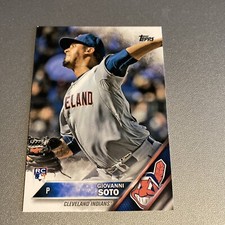 2016 Topps Giovanni Soto RC Cleveland Indians #692 Rookie