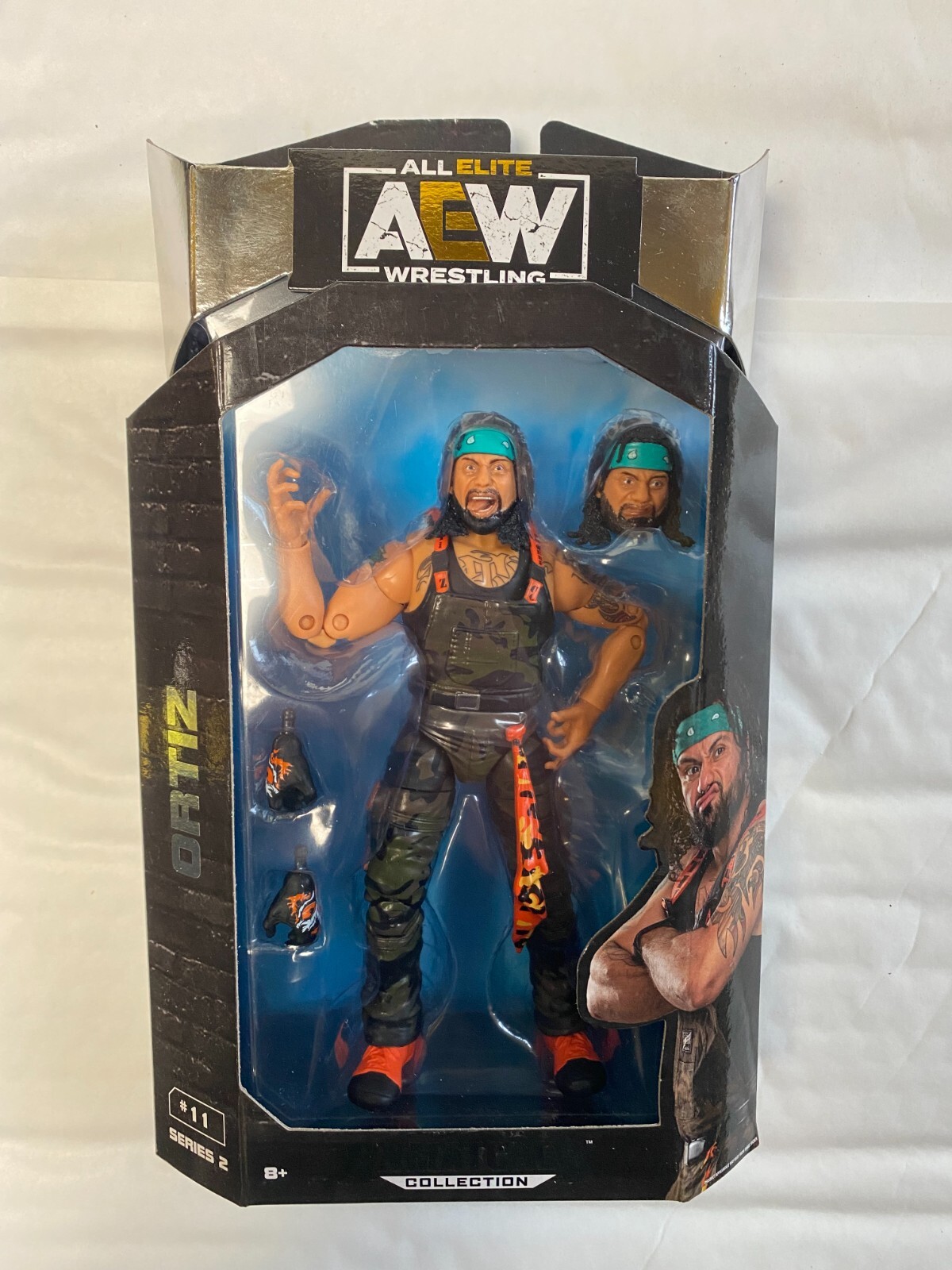 Brand New in Box AEW Ortiz Unmatched Series 2 #11 Wrestling Action Figure by Jazwares – Collectible Wrestling Toy for Fans and Collectors