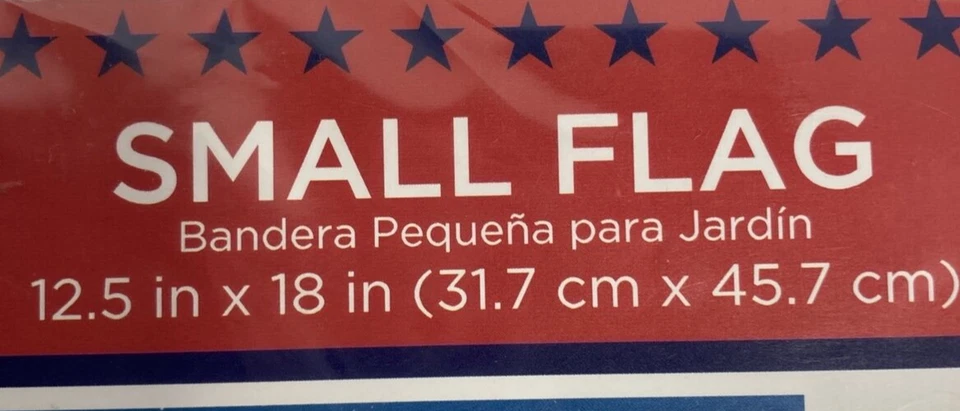 Caminhão Patriotic com Bandeira de Cachorro Pequeno 12,5x18 Polegadas Celebrate America NOVO - Imagem 4 de 4