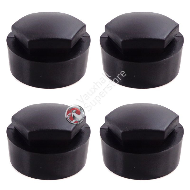 VAUXHALL MOKKA LOCKING WHEEL NUT COVERS / CAPS X 4 BLACK GENUINE eBay