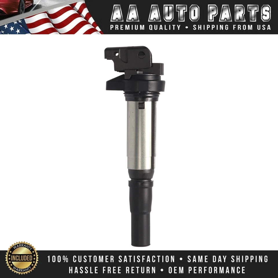 Ignition Coil & Bosch Iridium Spark Plug For 10-17 Mini Cooper Countryman UF598 - Image 2 of 4