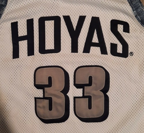 VINTAGE Nike Georgetown Hoyas Patrick Ewing Basketball Jersey Mens Medium 40 EUC - Picture 3 of 9