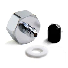  Nitrous Bottle Nipple Nut -4an  Nut & Washer