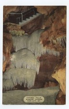 Victoria Falls Diamond Caverns Park City Kentucky Rock Formation Postcard