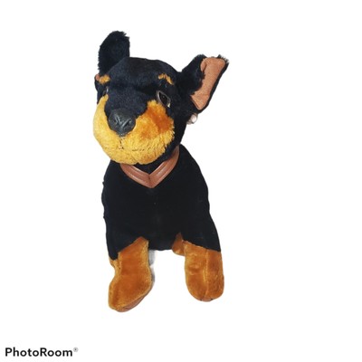 doberman pinscher plush