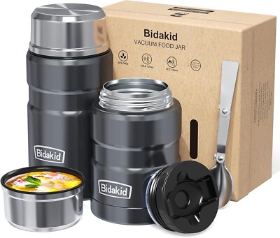 Termo Para Comida Caliente Portatil Grande Acero Inoxidable Insulated Lunch US