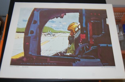 Vintage US Air Force Print / Poster Ready for Take Off