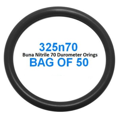 10x #011 Buna-N Nitrile 70D O-Ring 5/16"ID X 7/16"OD X 1/16"CS Seal - Foto 2