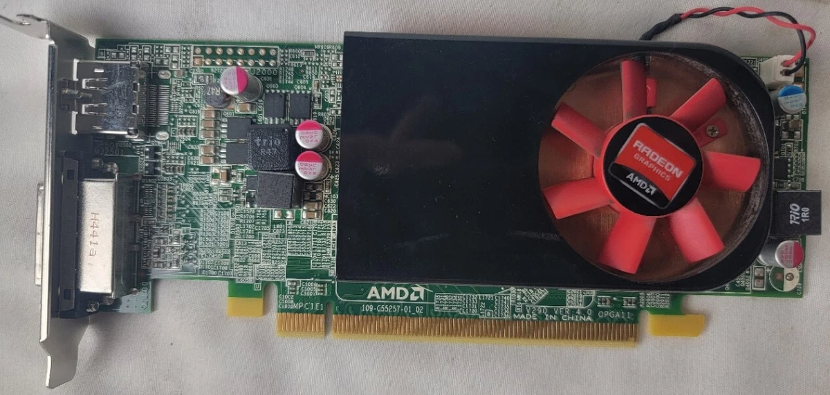AMD RADEON 0FDT1K R7 250 2GB LOW PROFILE VIDEO GRAPHICS CARD M32