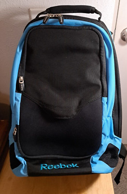 Reebok Light Blue & Black Backpack