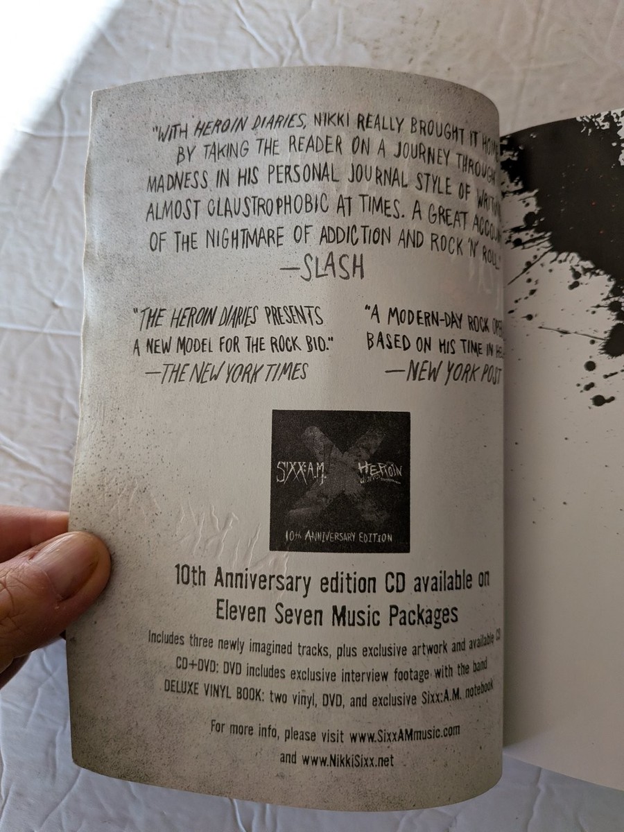 The Heroin Diaries Nikki Sixx 2017 Ten Year Anniversary Edition
