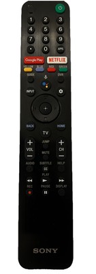 GENUINE SONY RMF-TX500U LED TV REMOTE CONTROL XBR-55X950G XBR-85X850G XBR75X81CH